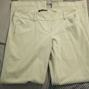 NY&Co tan wide leg trousers 8 Tall